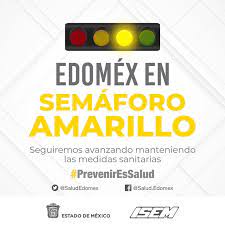 Estado de México cambia a semáforo amarillo el próximo lunes.